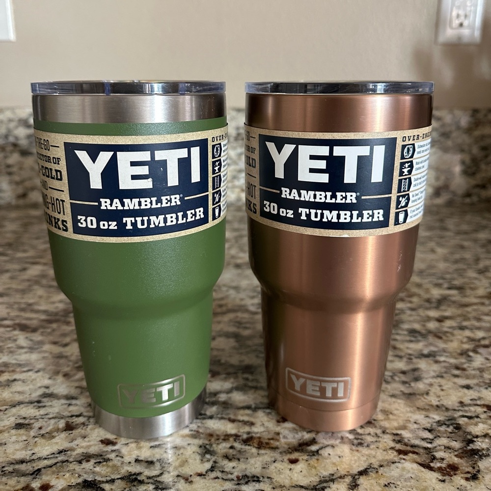 2 30oz Yeti Tumblers